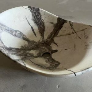Раковина накладна MIXXUS PREMIUM WAVE-0106 MARBLE 620х360х160mm (MP6560)