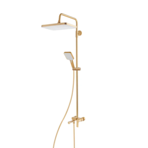 Душова колона зі змішувачем HAIBA MILANO 003-J BRUSHED GOLD (Колір матове золото) (HB9620)