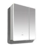 Дзеркальна шафка MIXXUS PREMIUM OLIVARY CM01-60x70x13 з LED Touch, димером, рег. яскравості (MI8294)