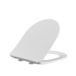 Сидіння-кришка для унітазу MIXXUS SEAT COVER BEVEL-2005 425х363х30mm дюропластове швидкознімне з мікроліфтом (MI6732)