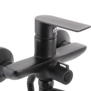 Змішувач для ванни HAIBA ALEX 006 EURO BLACK (Колір чорний) (HB3925)