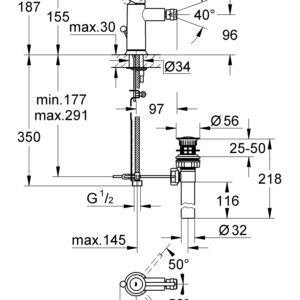Змішувач для біде Grohe BauClassic (32864000)