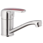 Змішувач для умивальника HAIBA MAGIC 004-15CM RED (Колір хром) (HB0690)