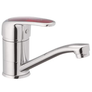 Змішувач для умивальника HAIBA MAGIC 004-15CM RED (Колір хром) (HB0690)