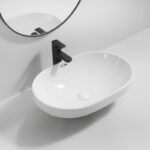 Раковина врізна на стільницю MIXXUS PREMIUM ELLIPSE-1601 600х400х190mm (перелив) (MP6569)