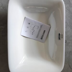 Раковина врізна на стільницю MIXXUS PREMIUM STYLE-1601 590х420х180mm (перелив) (MP6570)