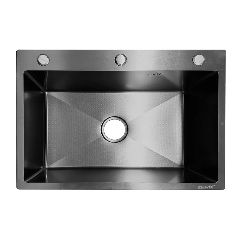 kcs-ac869296e6d0838d5570e668.png Мийка ZERIX ZH6845 MICRO DECOR GRAPHITE (3.0/0.8) з нержавіючої сталі (колір графіт) (ZX6185)