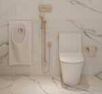 Пісуар підвісний MIXXUS PREMIUM BEVEL-1005 380x420x750mm з краном для пісуара (MP6664)