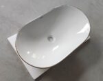 Раковина накладна MIXXUS PREMIUM WAVE-0105 EDGE GOLD 620х360х160mm (MP6557)