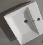 Раковина підвісна-накладна MIXXUS PREMIUM QUADRO-0205 410х360х130mm (отвір під змішувач, перелив) (MP6508)