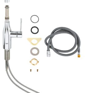 Змішувач для кухні з висувним виливом Grohe Essence New (30270000)