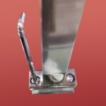 Бічна стінка до кабіни KOER SR SW04-90x200-TR-01 прозоре скло EASY CLEAN 10мм хром (KR5390)