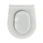Сидіння-кришка для унітазу KOER AC-0101-SEAT COVER 450х390х80mm дюропластове швидкознімне з мікроліфтом (KR5617)