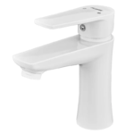 Змішувач для умивальника PLAMIX OSCAR-001 WHITE (без підведення) (Колір білий) (PM0022)