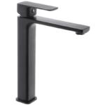 Змішувач для умивальника високий HAIBA KUBUS 001 HIGH NUT BLACK (Колір чорний) (HB3929)