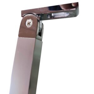Бічна стінка до кабіни KOER SR SW04-90x200-TR-01 прозоре скло EASY CLEAN 10мм хром (KR5390)