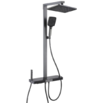 Душова колона MIXXUS PREMIUM NEXT-009-J GRAPHITE з термостат. змішувачем, з кноп. перемик. 4 режими (Колір графіт) (MI6544)