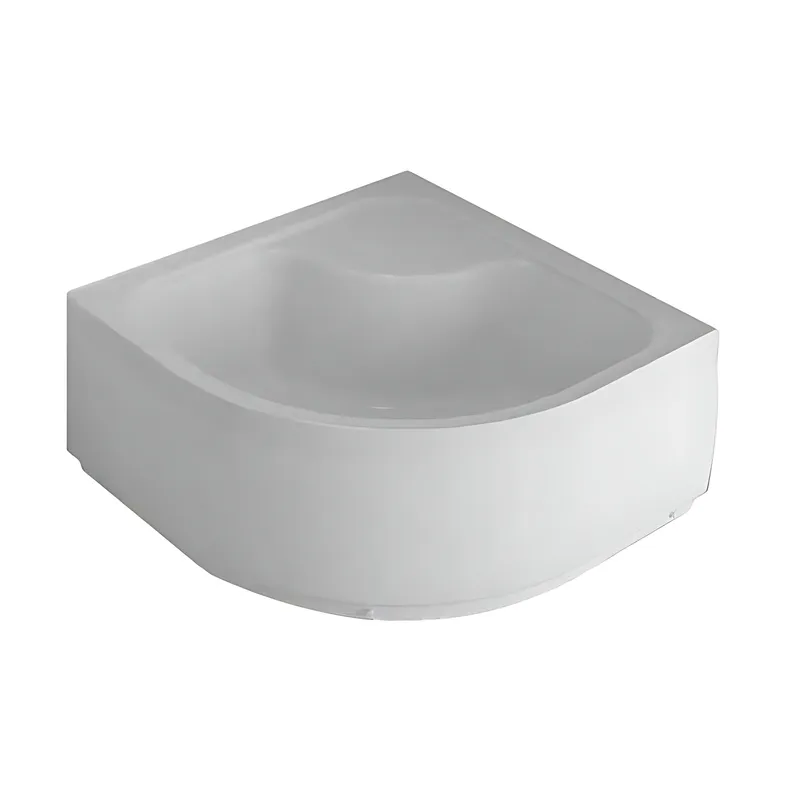 kcs-de280a0b4c0cbd482b8af0da.png Душовий піддон високий з сифоном напівкруглий MIXXUS STRONG ST01-90x90x40 діаметр зливу 52 мм (MI8160)