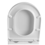 Сидіння-кришка для унітазу KOER AC-0101-SEAT COVER 450х390х80mm дюропластове швидкознімне з мікроліфтом (KR5617)