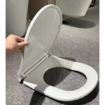Сидіння-кришка для унітазу KOER AC-0101-SEAT COVER 450х390х80mm дюропластове швидкознімне з мікроліфтом (KR5617)