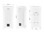 Водонагрівач "Плоский" MIXXUS EWH-09080 FLAT WET накопичувальний 80 л, мокрий тен 2 kW (WH0595)
