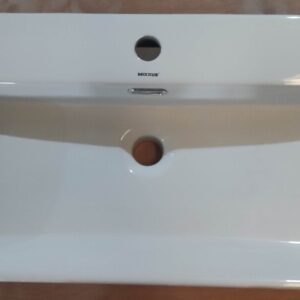 Раковина підвісна-накладна MIXXUS PREMIUM QUADRO-0206 600х360х130mm (отвір під змішувач, перелив) (MP6509)