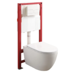 Комплект: MIXXUS PREMIUM ELLIPSE-SET-2101 Унітаз система змиву TORNADO 3.0+ Інсталяція KOER KT-0404 + панель KT-0604-03 WHITE (MP6667)