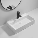 Раковина підвісна-накладна MIXXUS PREMIUM QUADRO-0206 600х360х130mm (отвір під змішувач, перелив) (MP6509)