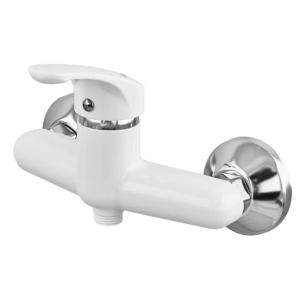 Змішувач для душа PLAMIX AFINA-003 WHITE (без шланга та лійки) (Колір білий) (PM0567)