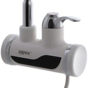 Водонагрівач настінний 3,3 kW проточний ZERIX ELW02-EFWP з індик. темп., рефлекторний вилив, ПЗВ (ZX2806)