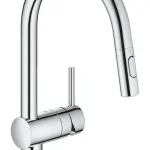 Змішувач для кухні з висувним виливом Grohe Minta (32321002)