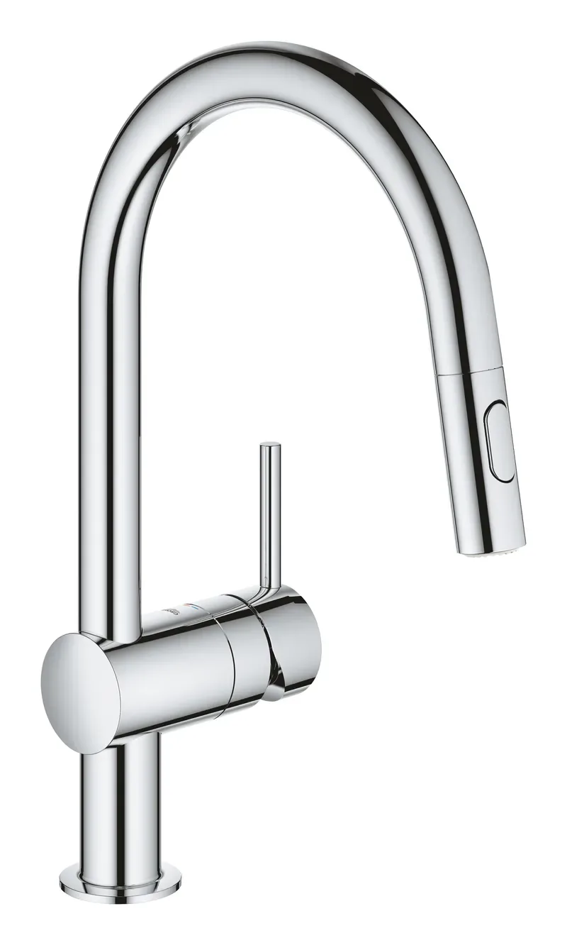 kcs-7b58f92c8a782d8612a11741.png Змішувач для кухні з висувним виливом Grohe Minta (32321002)