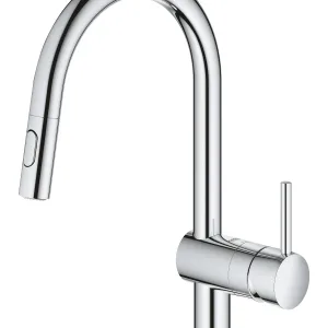 Змішувач для кухні з висувним виливом Grohe Minta (32321002)